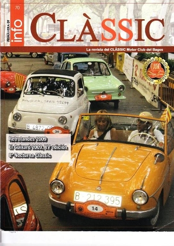 Rivista del Classic Motor Club del Bages (Spagna)