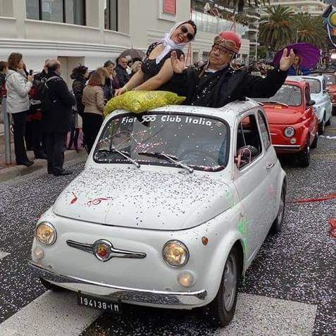 Franco Giordano al Carnevale di Mentone