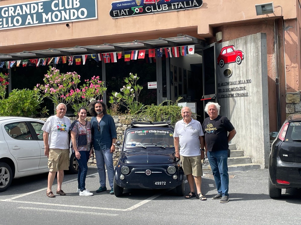 Mike Christmann con Domenico Romano, Monica Tassistro, Alessandro Scarpa e Francesco Cappato